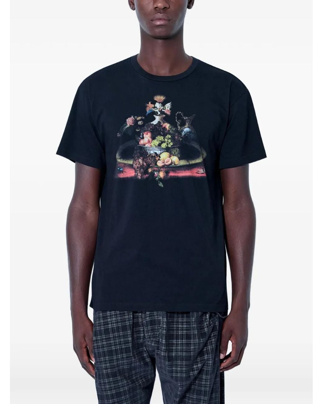 Vivienne Westwood Blue Still Life Orb T-Shirt for men