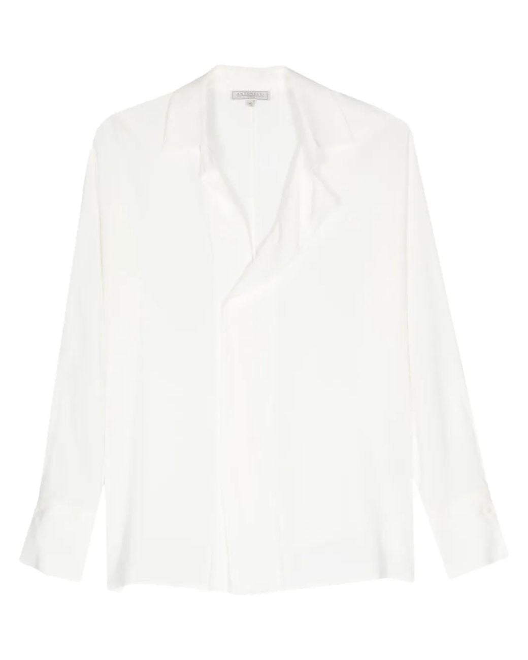 Antonelli Blouse Met V-Hals in het White