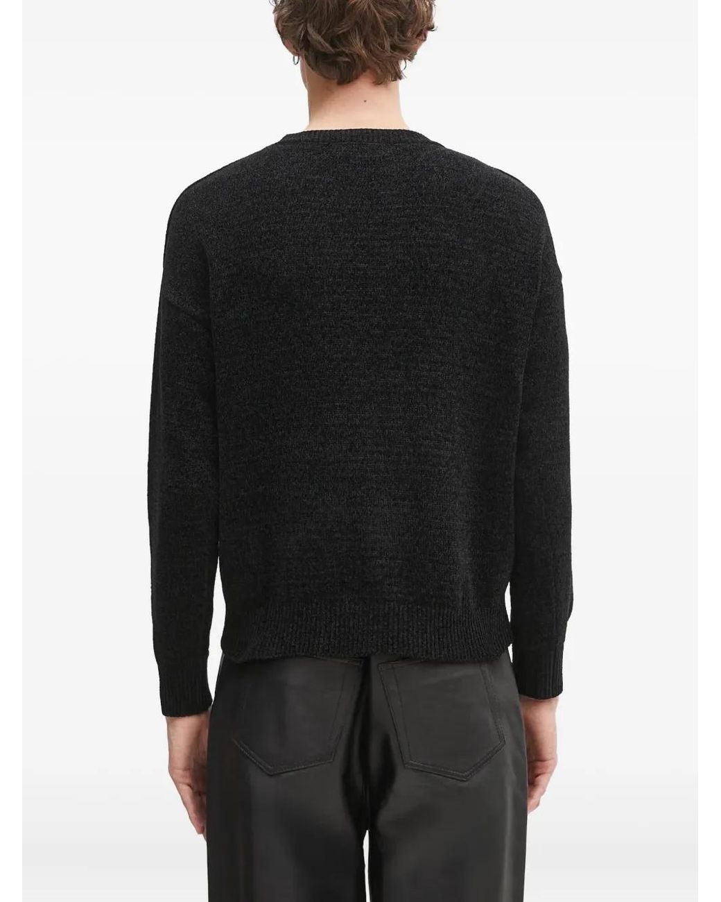 A Bathing Ape Black Logo-Embroidered Sweater for men
