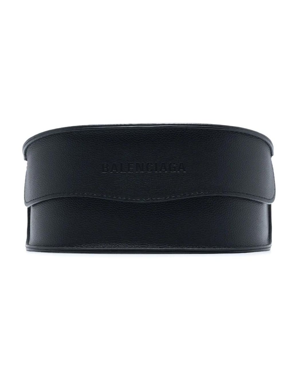 Balenciaga Gray Uni Dynamo Wrap Oval-Frame Sunglasses