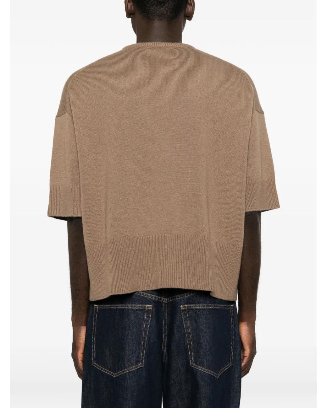 Extreme Cashmere Brown Sassie Cashmere V-Neck Sweater