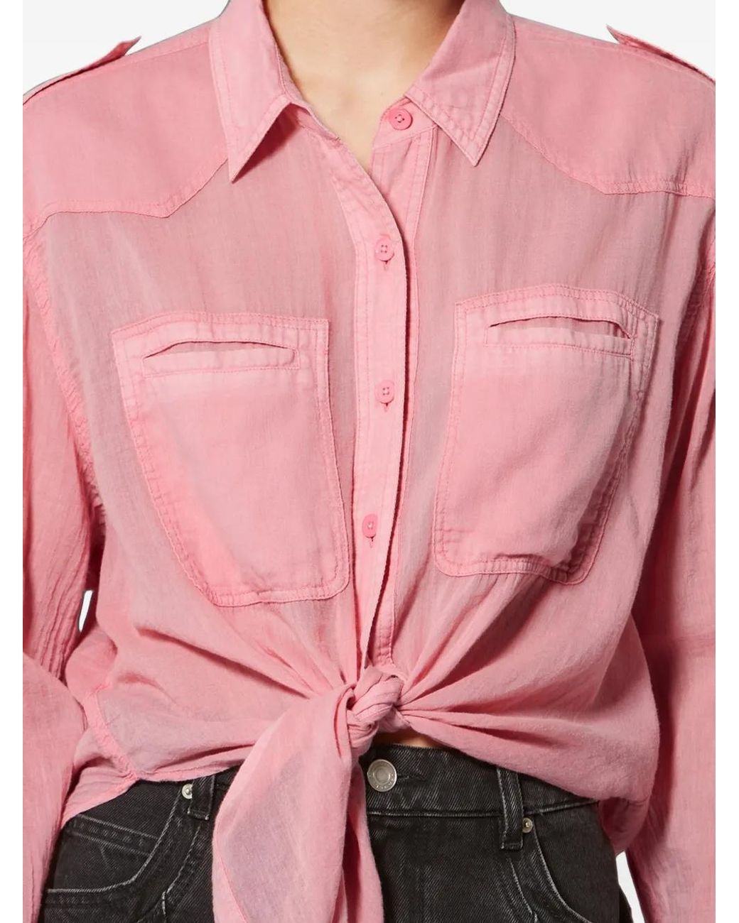 Isabel Marant Pink Valiane Shirt