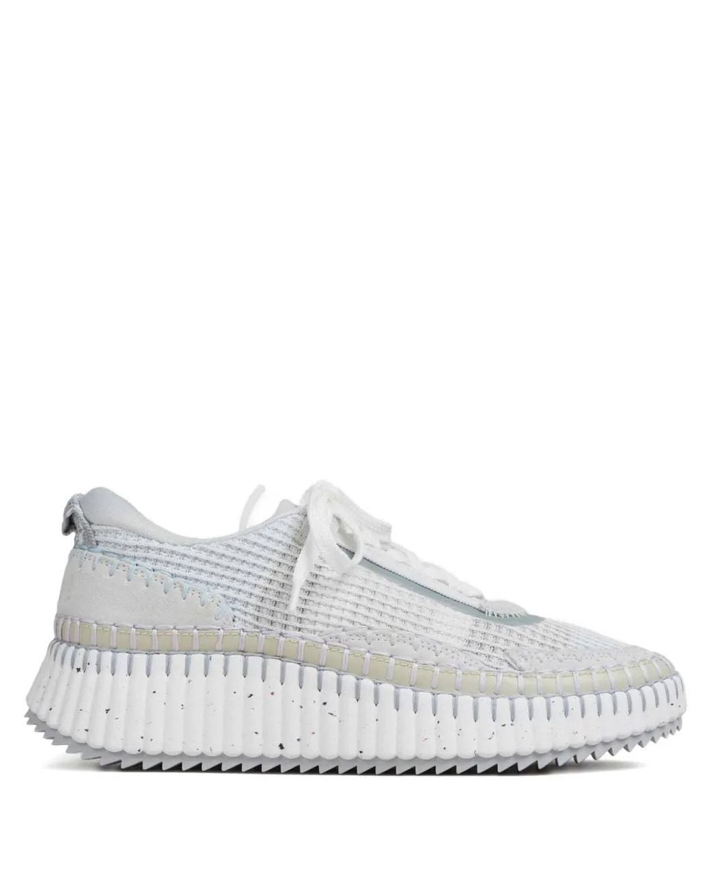 Chloé White Sports Shoes 'Nama'