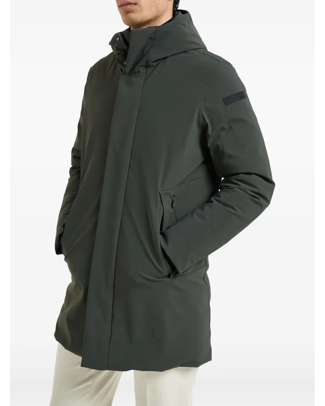 Rrd Green Surflex Winter Hooded Zip-Up Jacket for men