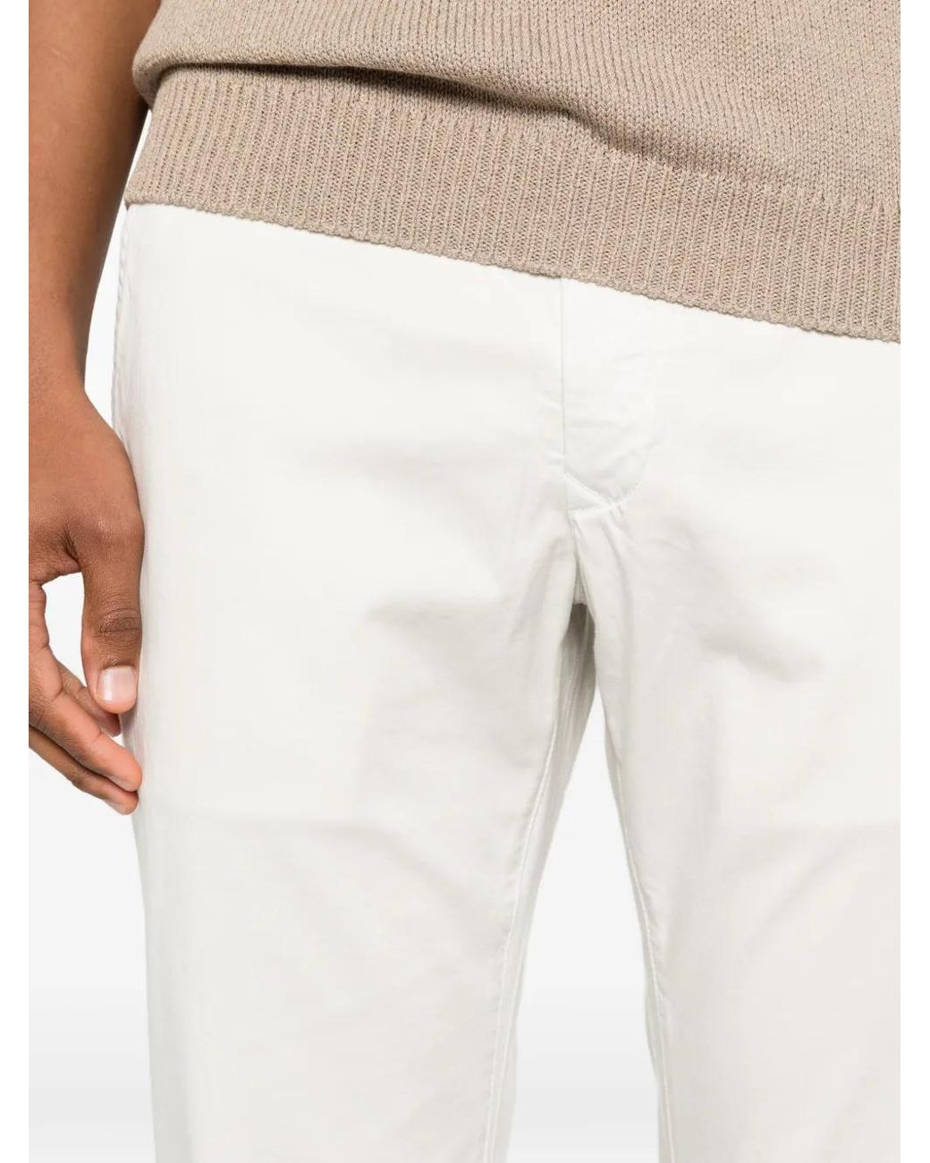 Jacob Cohen White Bobby Trousers for men