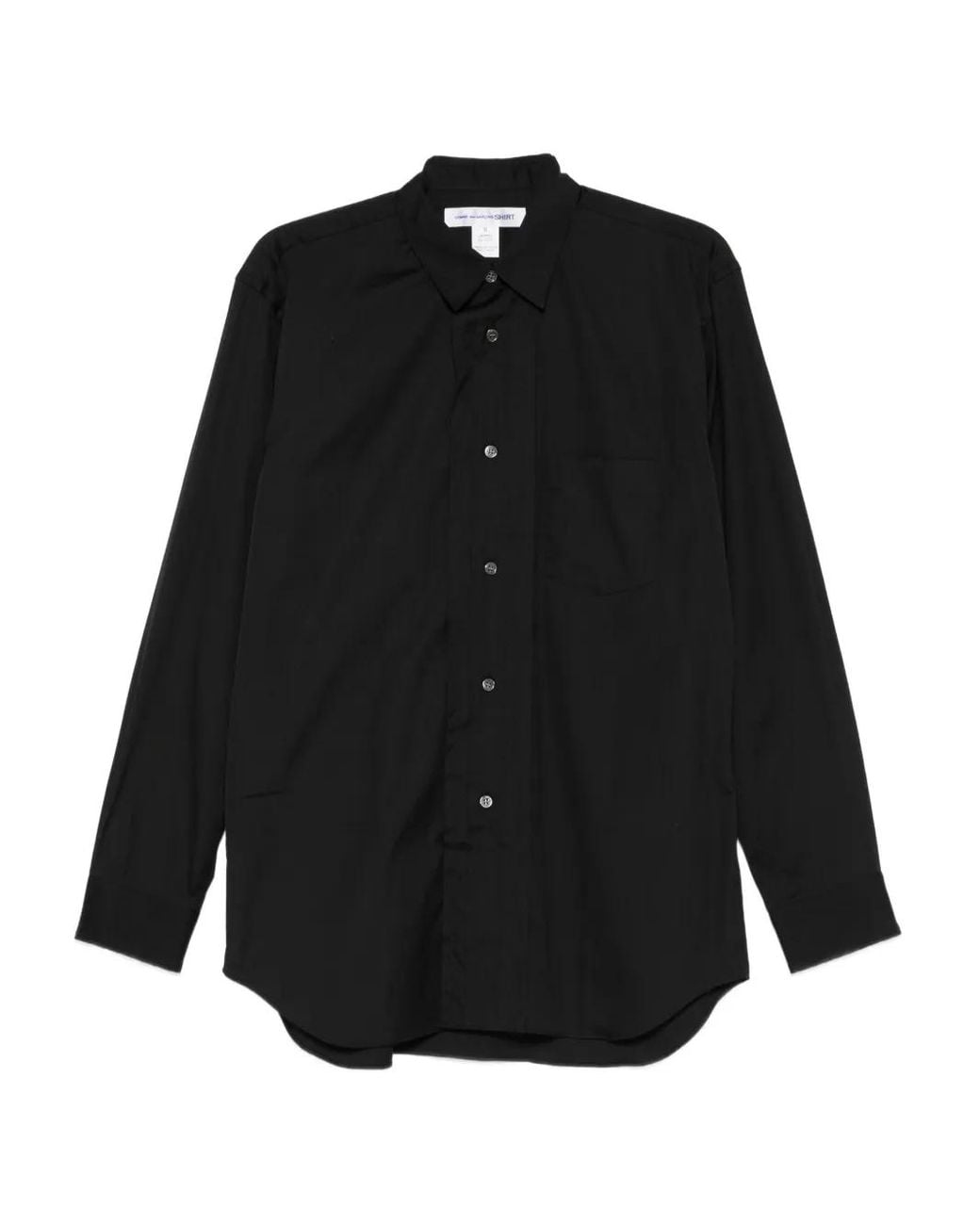 Comme des Garçons Black Chest-Pocket Long-Sleeve Shirt for men