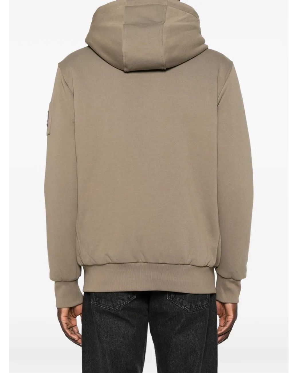 Moose Knuckles Sweater Met Logopatch in het Gray voor heren