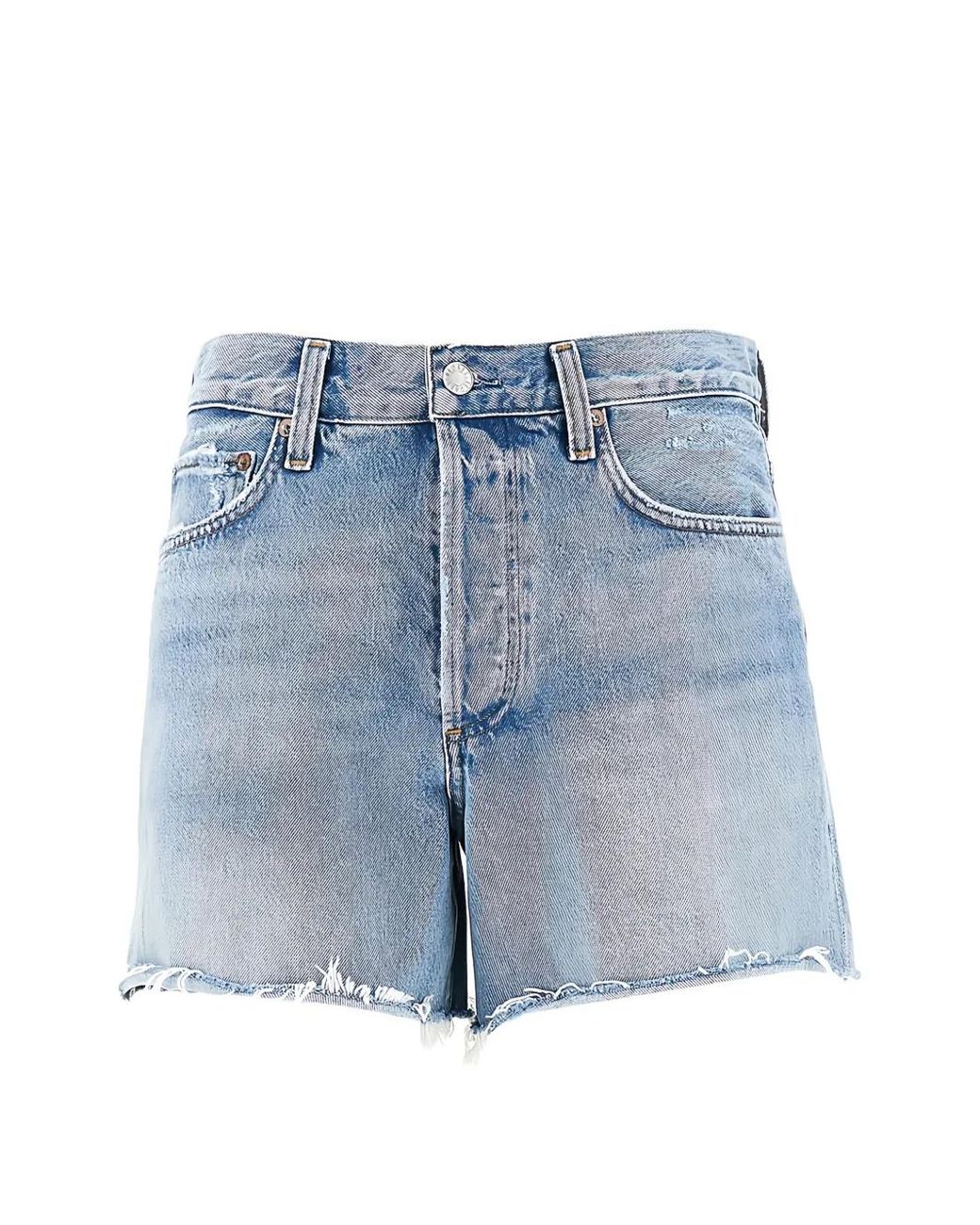 Agolde Denim Shorts in het Blue