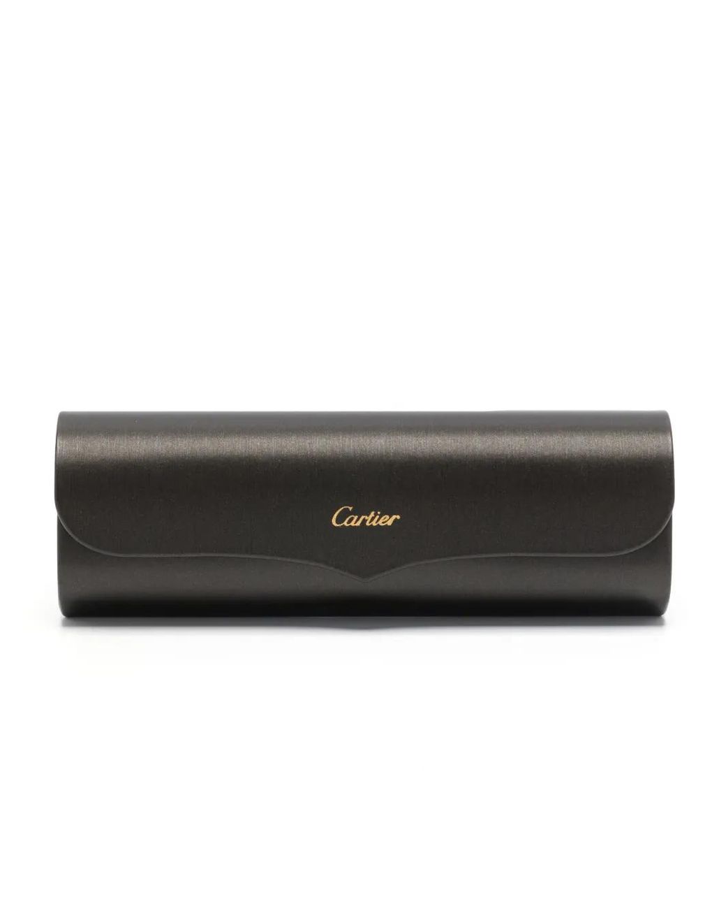 Cartier Metallic Oval-Frame Sunglasses