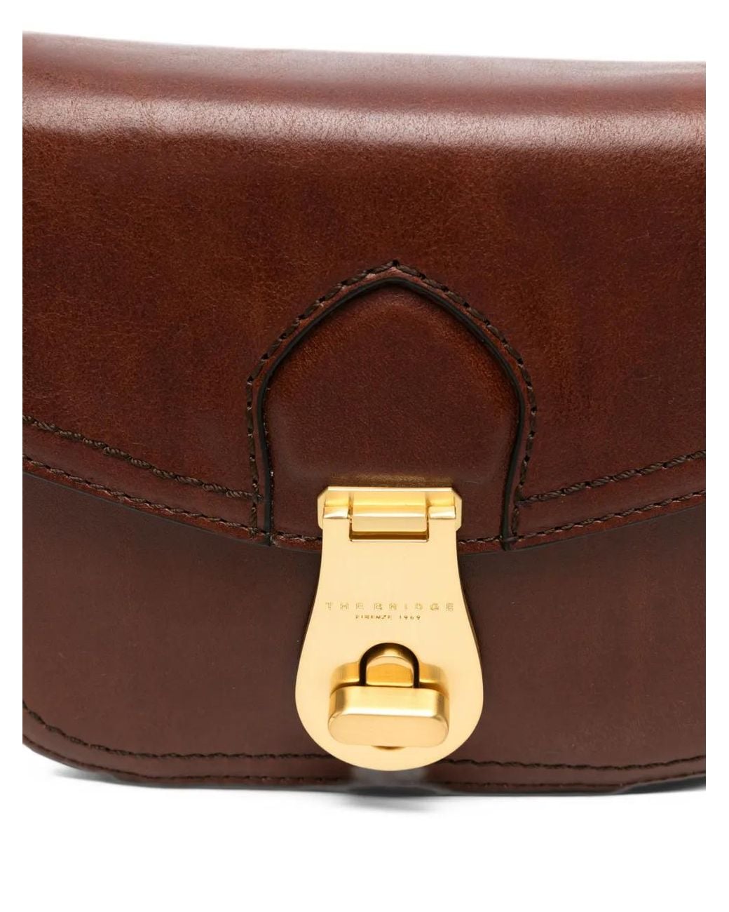 The Bridge White Leather Crossbody Bag