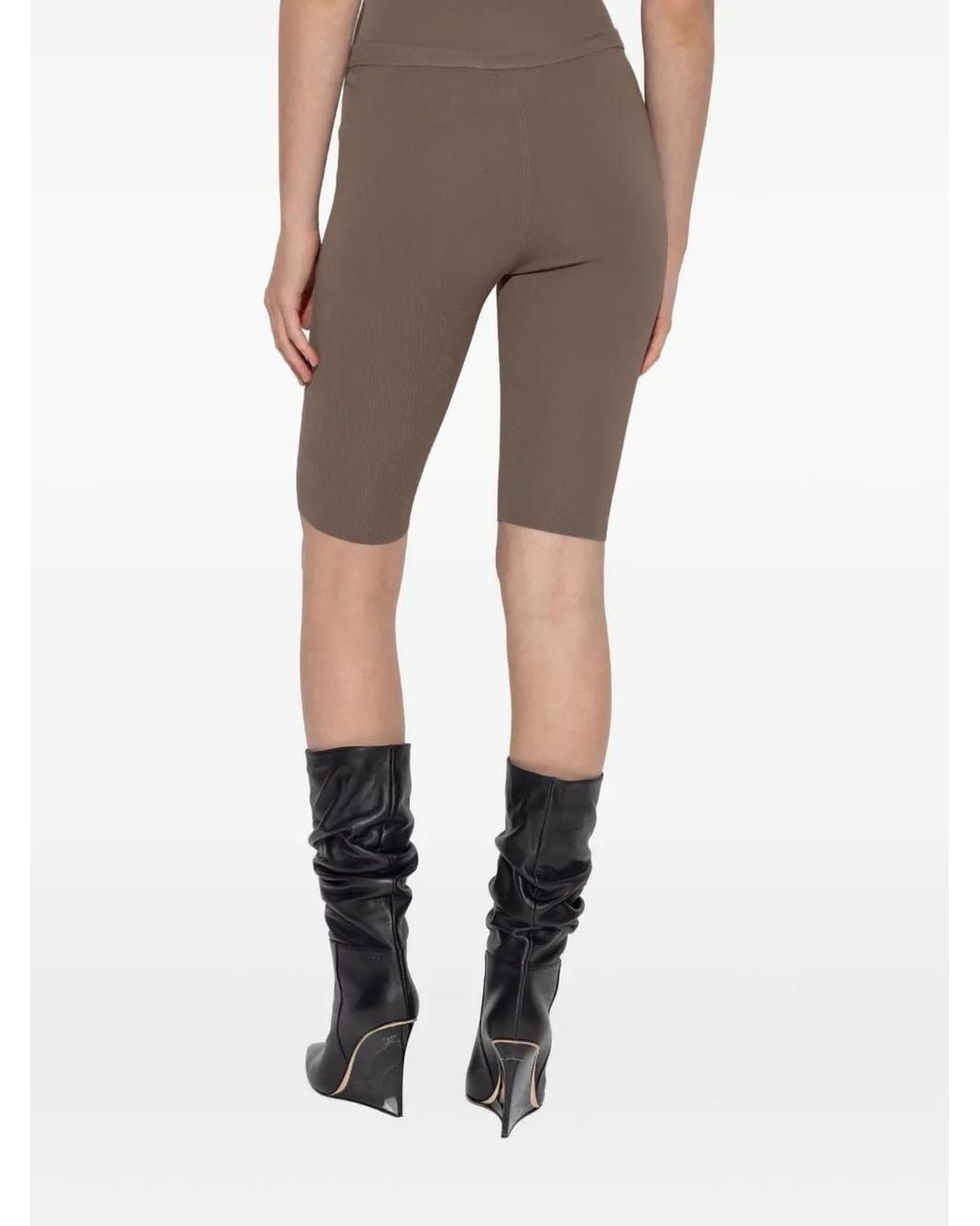 Entire studios Brown Ribbed Shorts