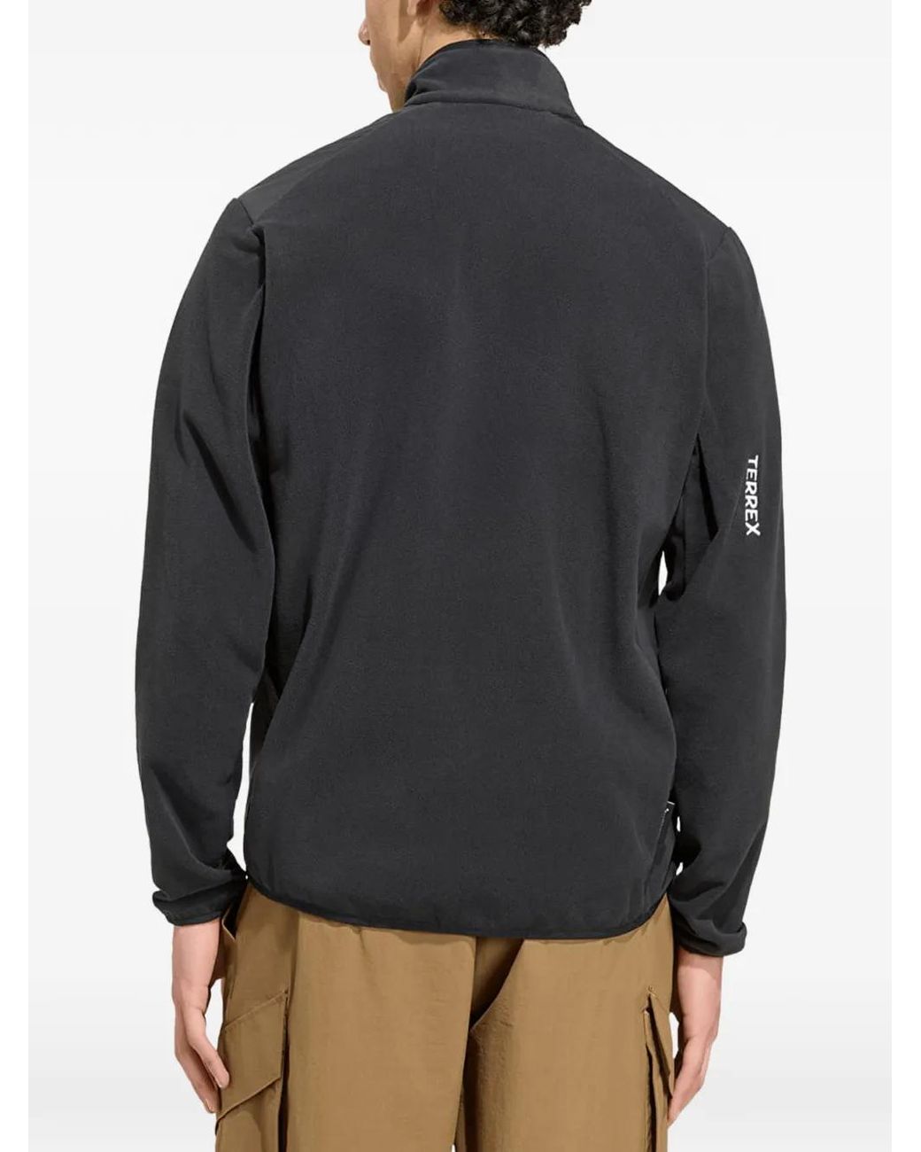 Adidas Gray Terrex Windbreaker Jacket for men