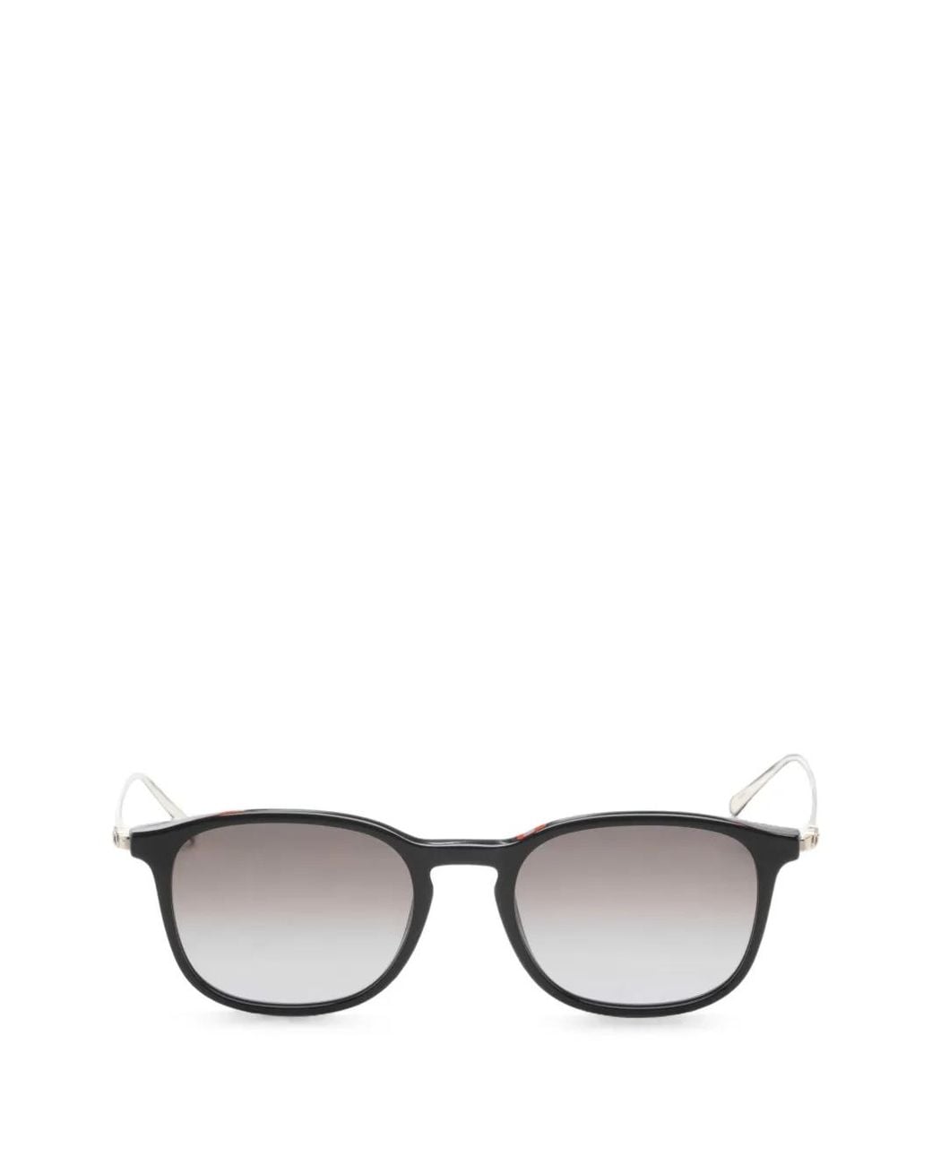 Ferragamo Eyewear Gray Gancini Square-Frame Sunglasses for men