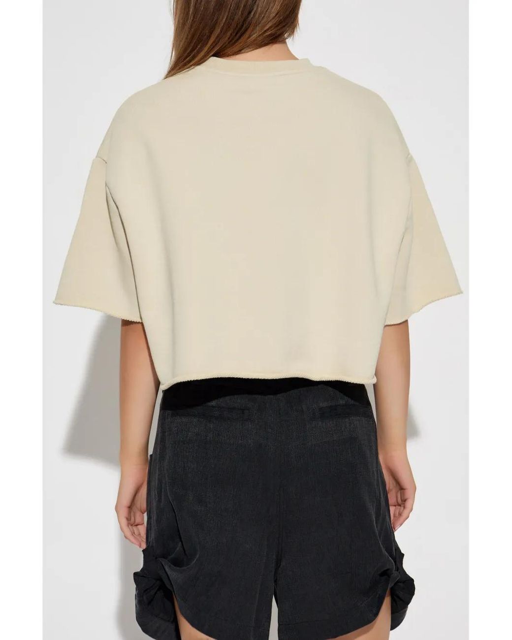 IRO Natural Linda Logo-Print Cotton T-Shirt