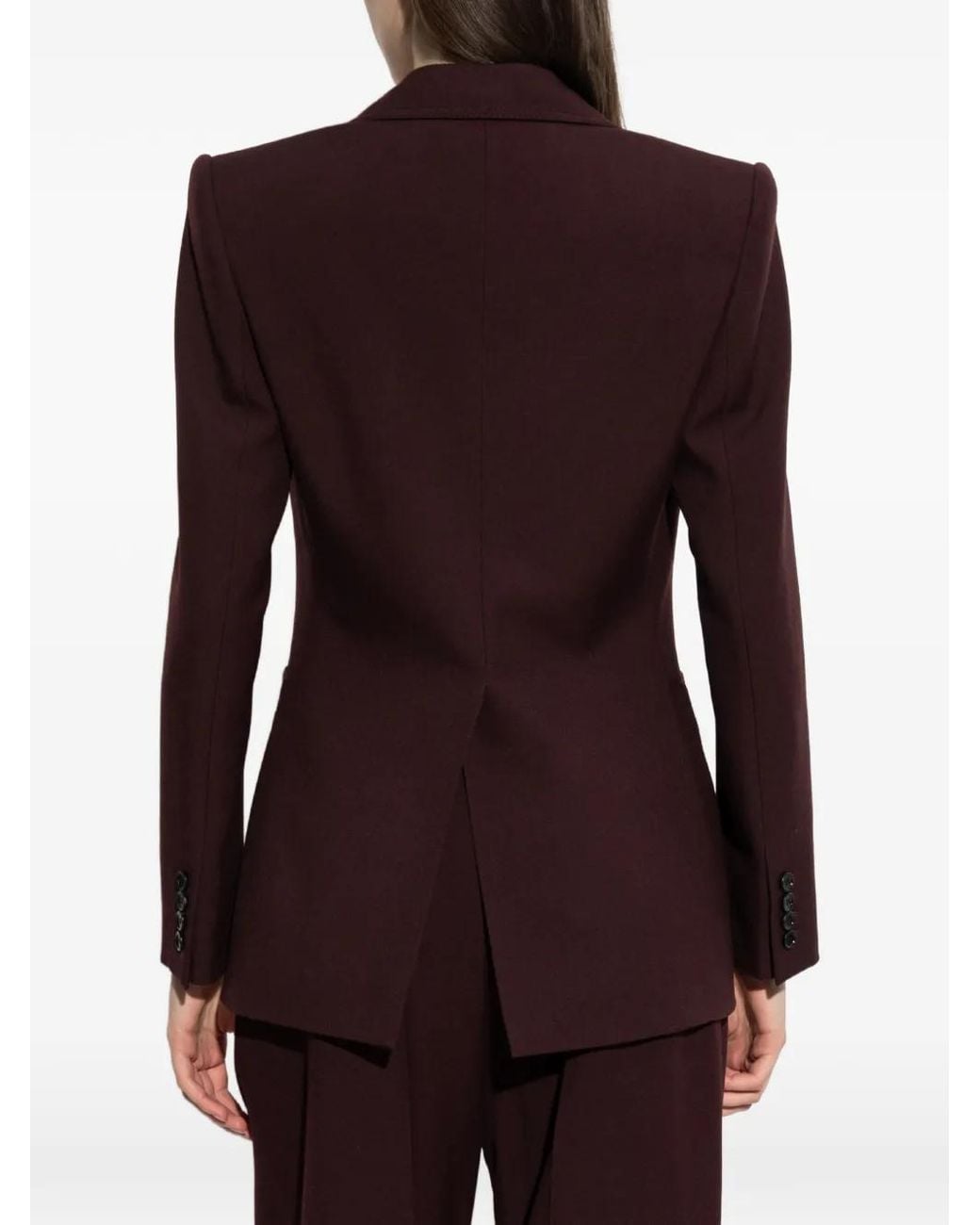 Chloé Purple Single-Breasted Tailored Jacket