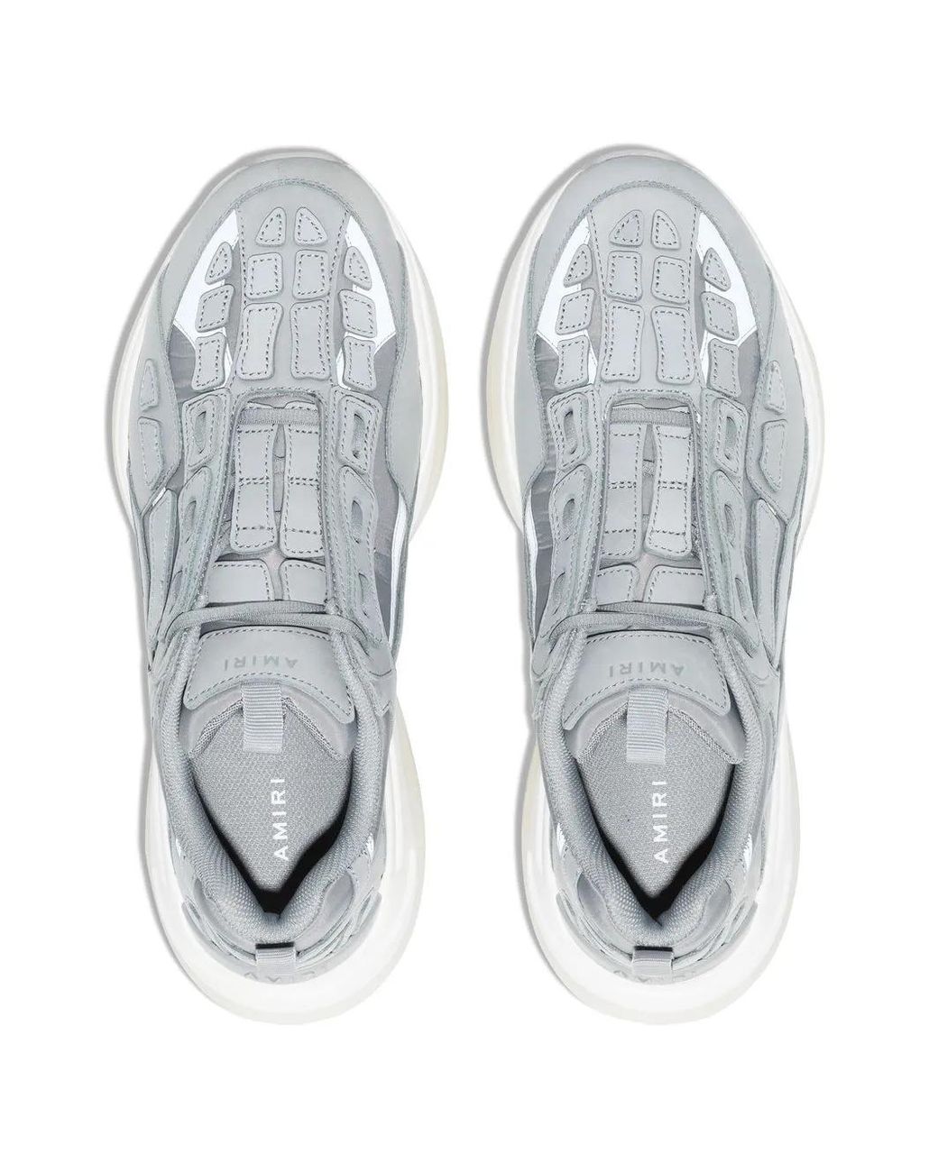 Amiri White Bone Runner Chunky Sneakers for men