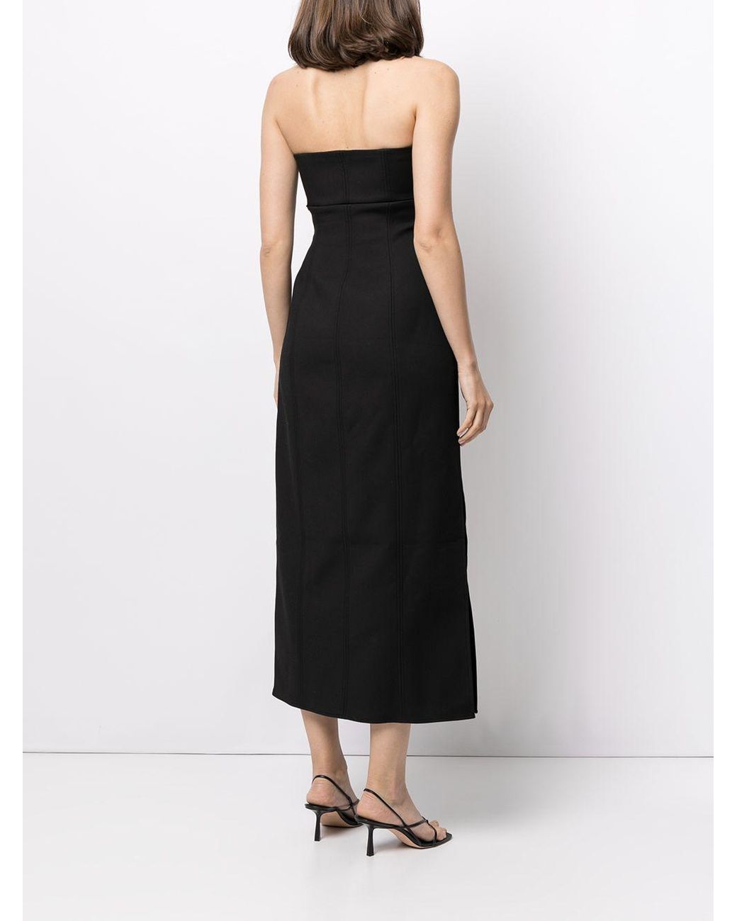 strapless midi