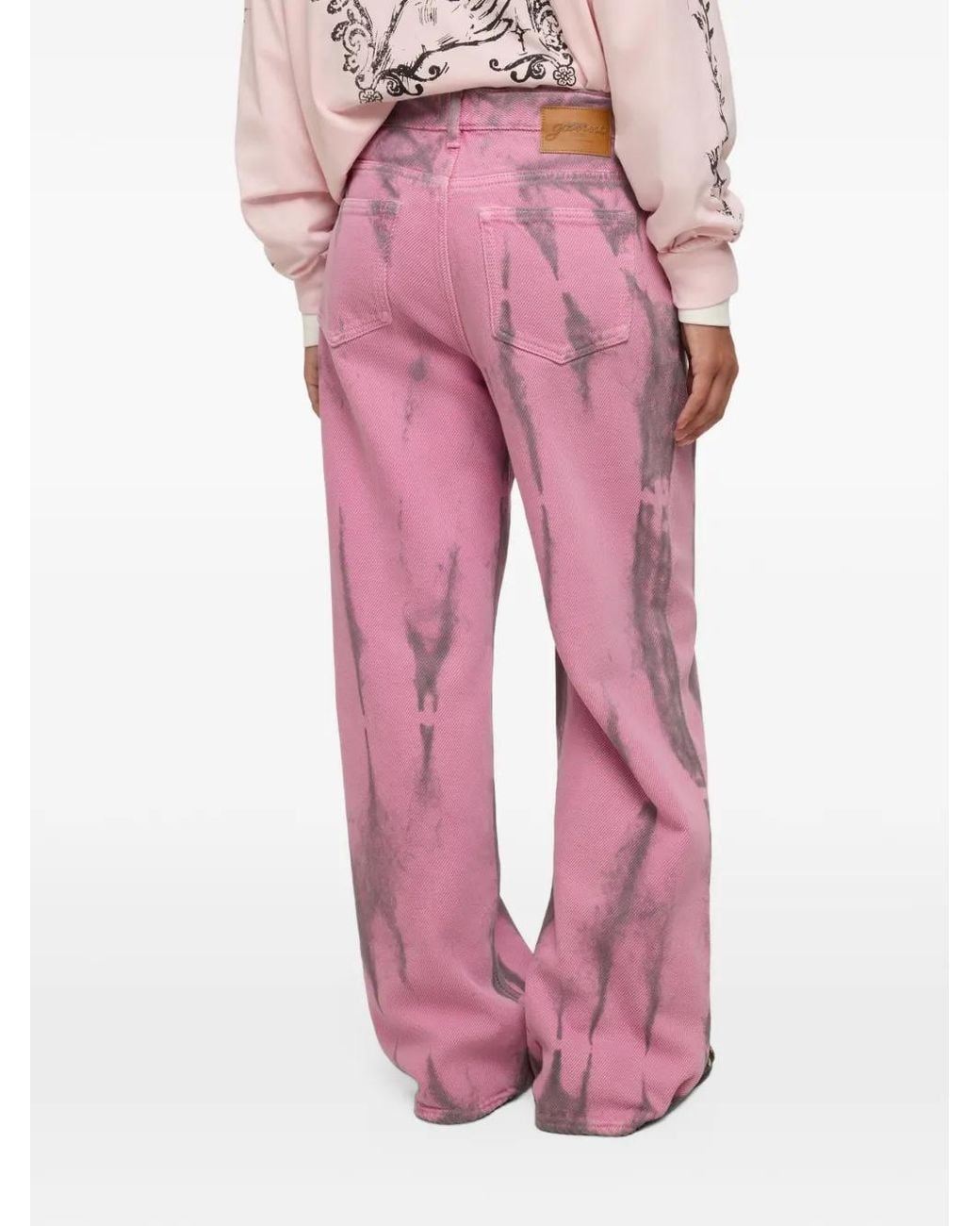 Vaqueros Izey Ganni de color Pink
