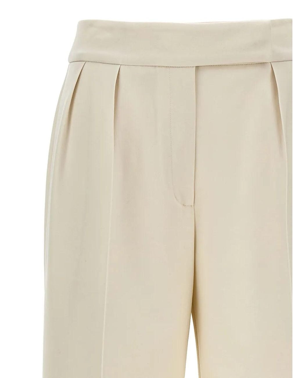 Kiton Natural Tailored Palazzo Pants