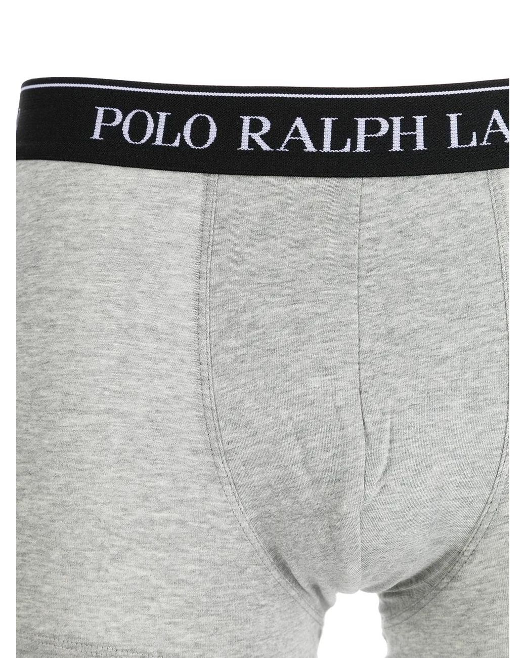 Polo Ralph Lauren Gray Classic-3 Pack-Trunk for men