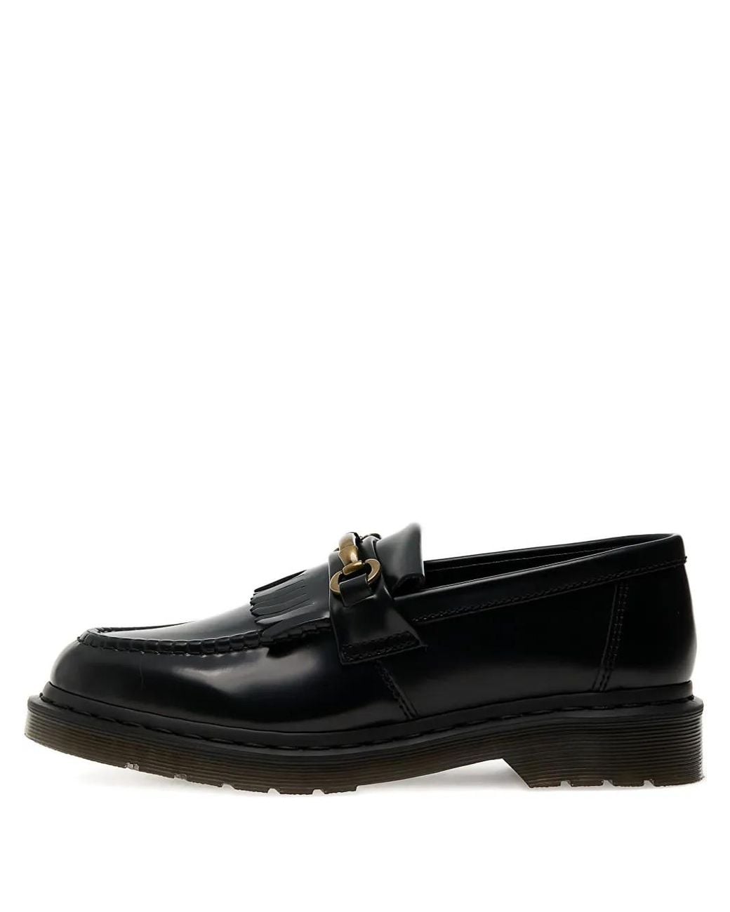 Dr. Martens Black Adrian Snaffle Tassel Loafers