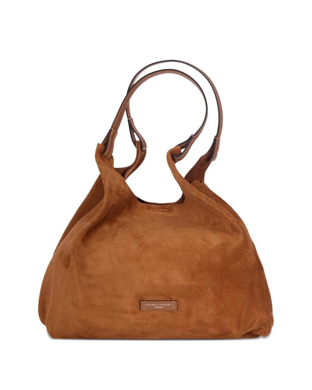Gianni Chiarini Brown Leather Shoulder Bag