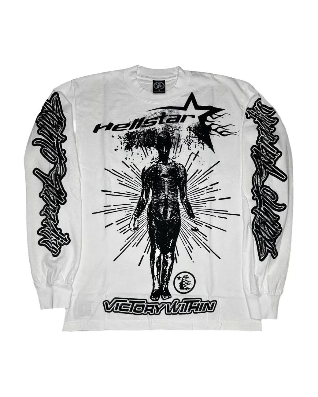 Camiseta Inner Star HELLSTAR de hombre de color Gray