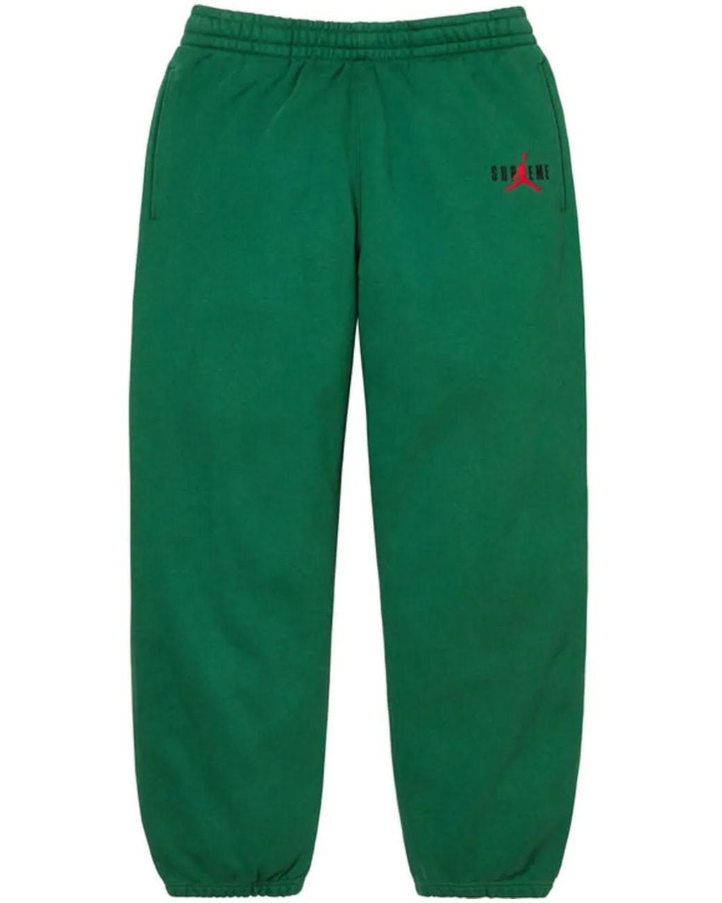 Supreme Green X Jordan Track Pants for men