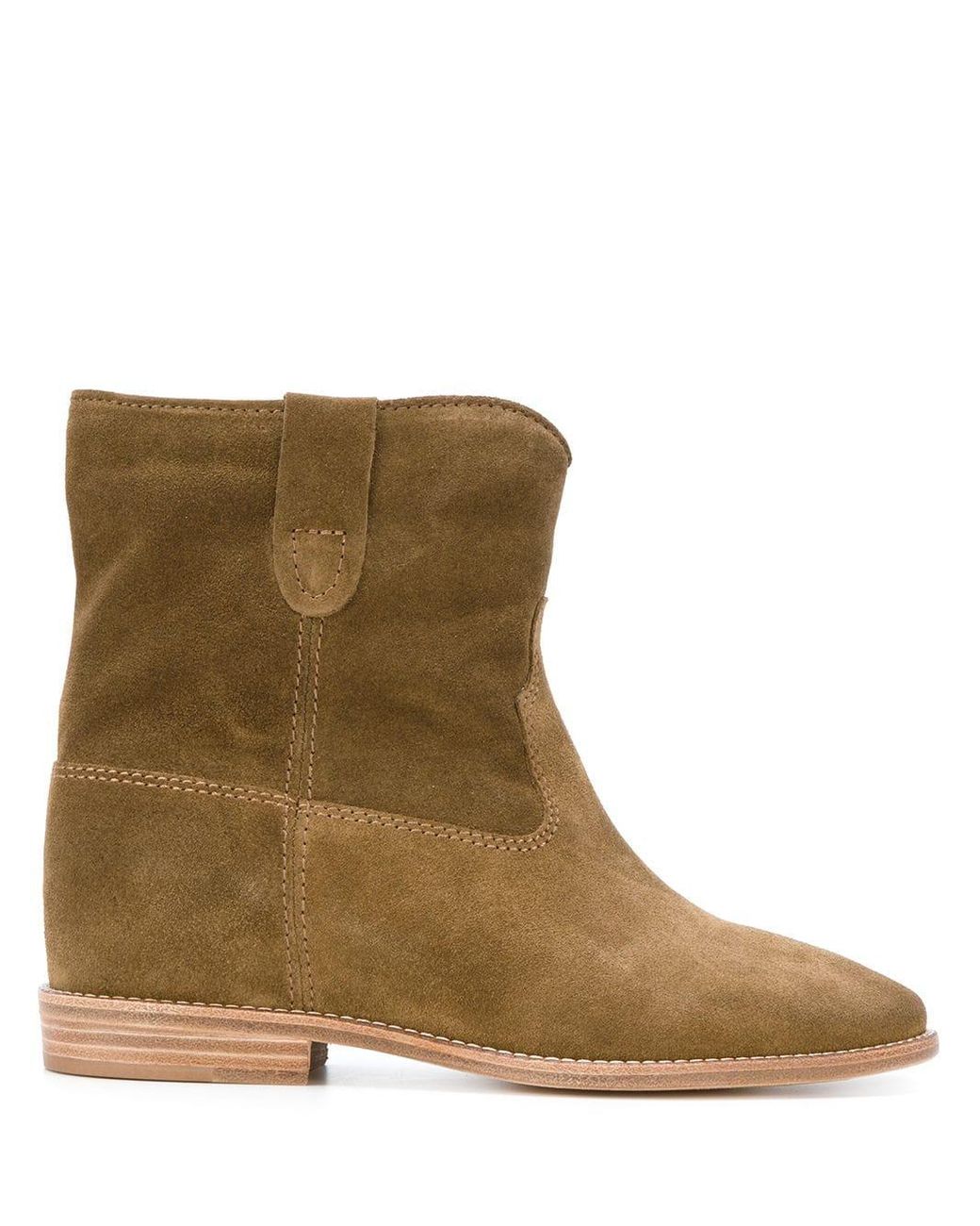 Isabel Marant Suede Crisi Boots in Taupe (Brown) - Save 32% - Lyst