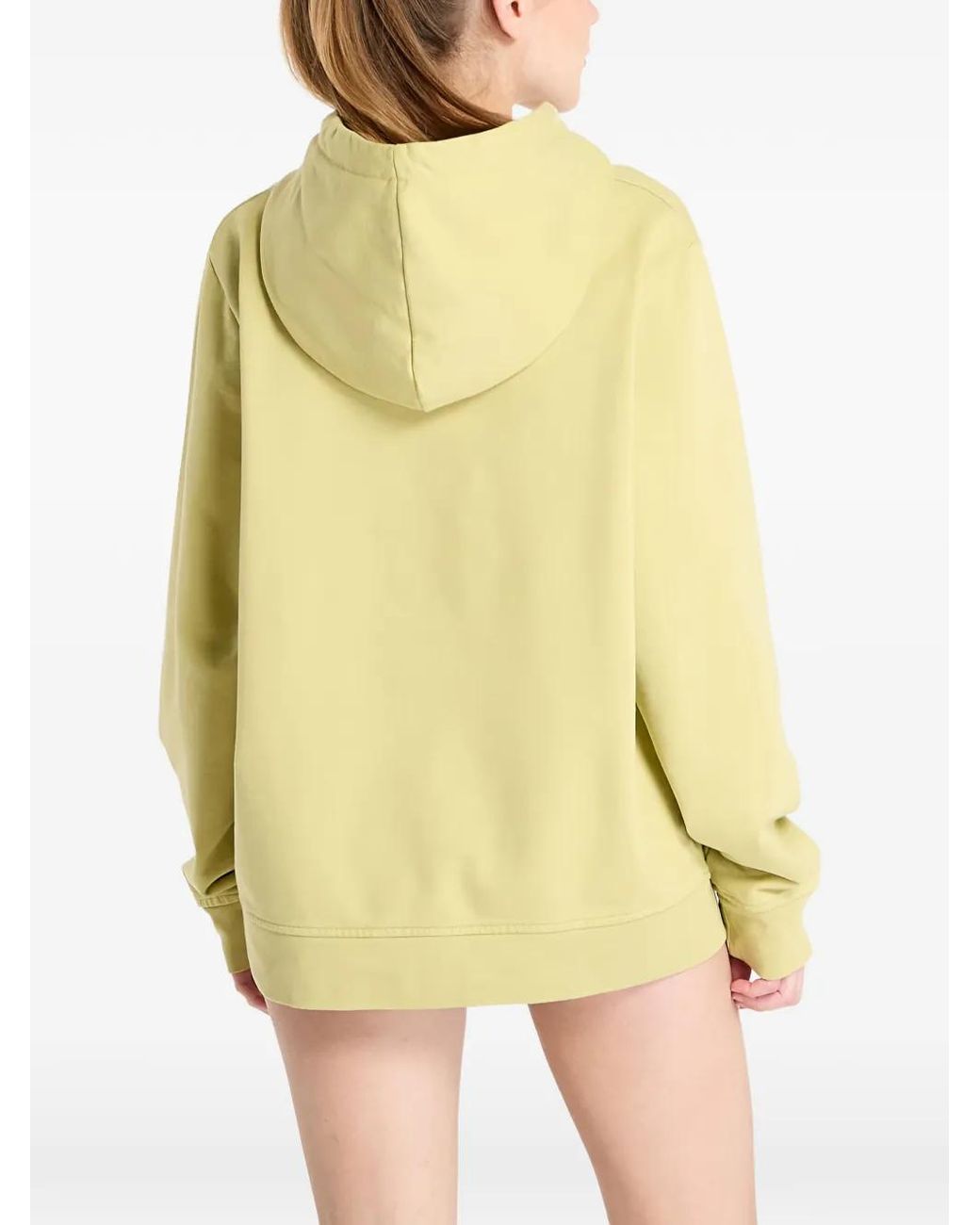 Saysky Yellow Everyday Logo-Patch Hoodie