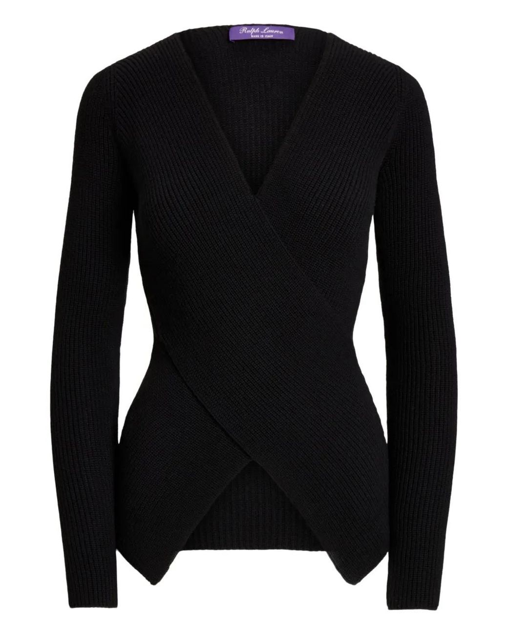 Ralph Lauren Black V-Neck Top
