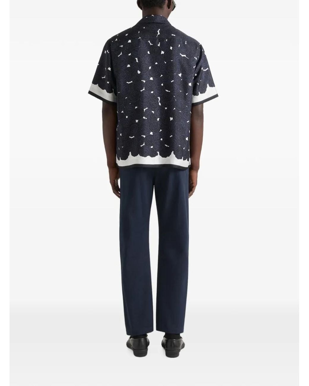 Givenchy Blue Floral Shirt for men