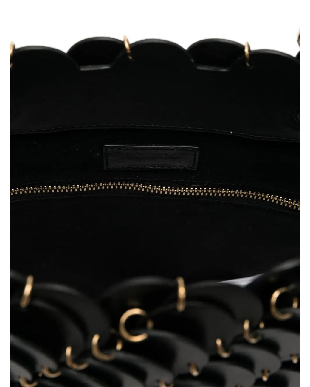 Borsa Tote Paco di Rabanne in Black