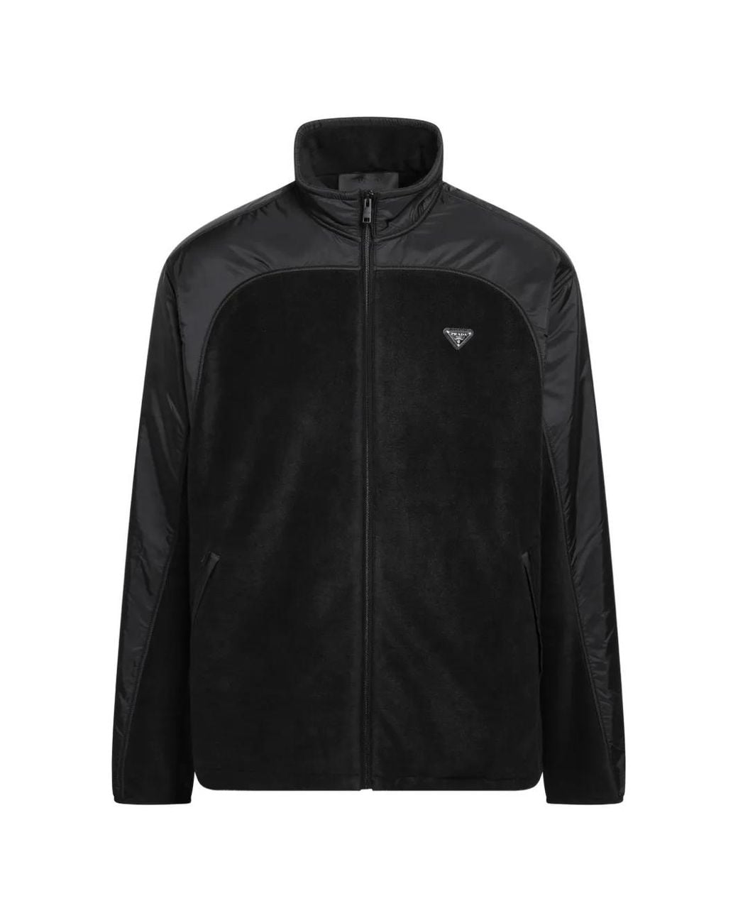 Prada Black Fleece Jacket for men