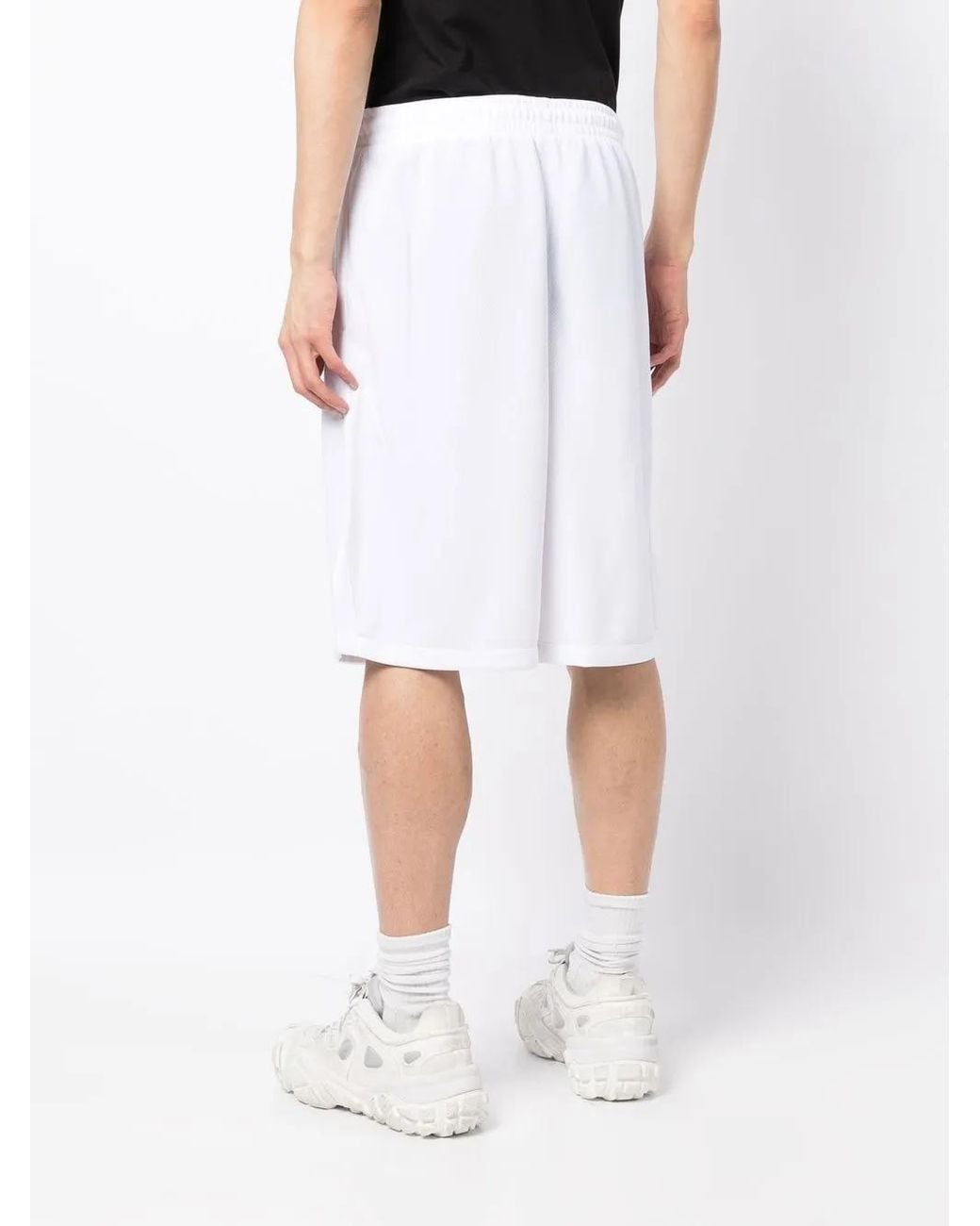 Off-White c/o Virgil Abloh Blue Wave Outl Diagonal Mesh Shorts for men