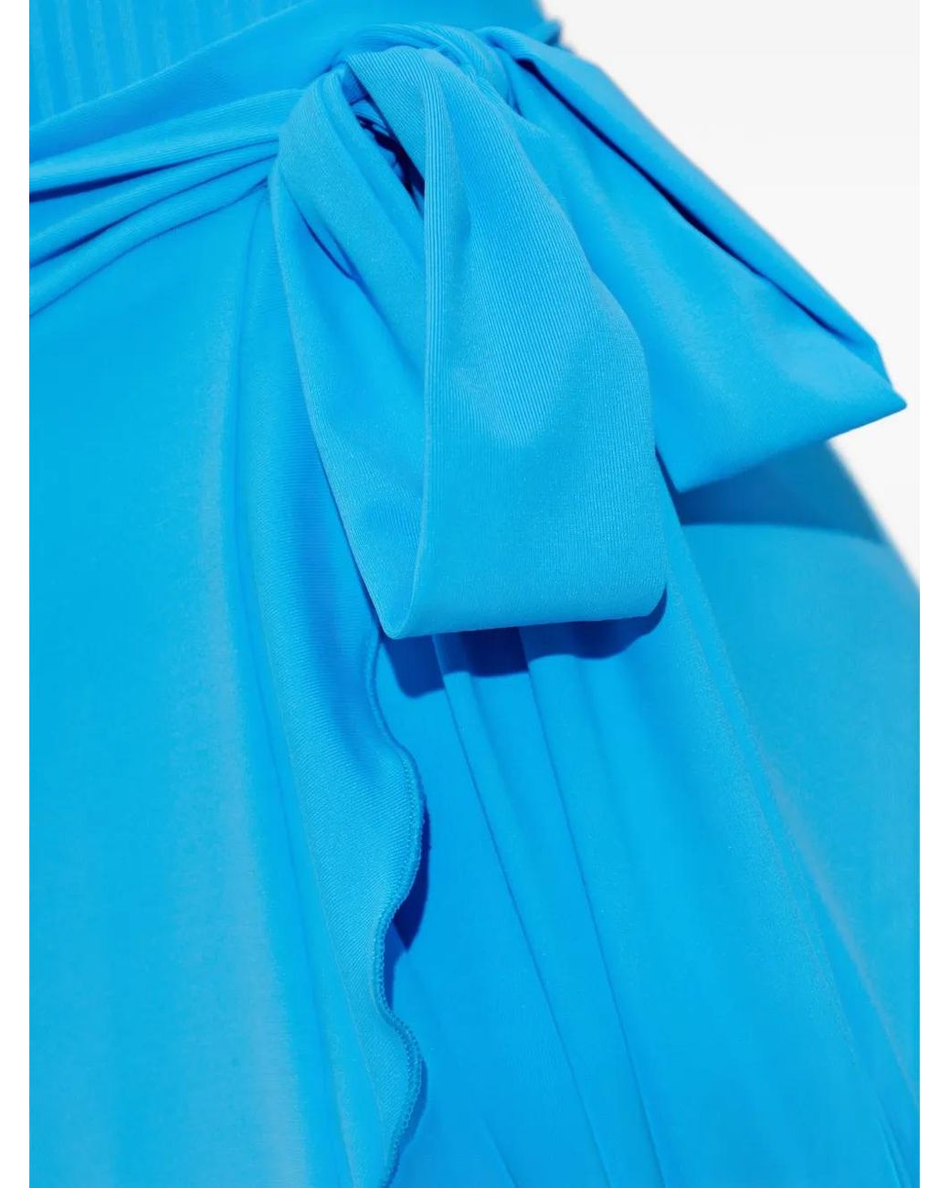 Melissa Odabash Blue Jupe Mi-Longue À Volants