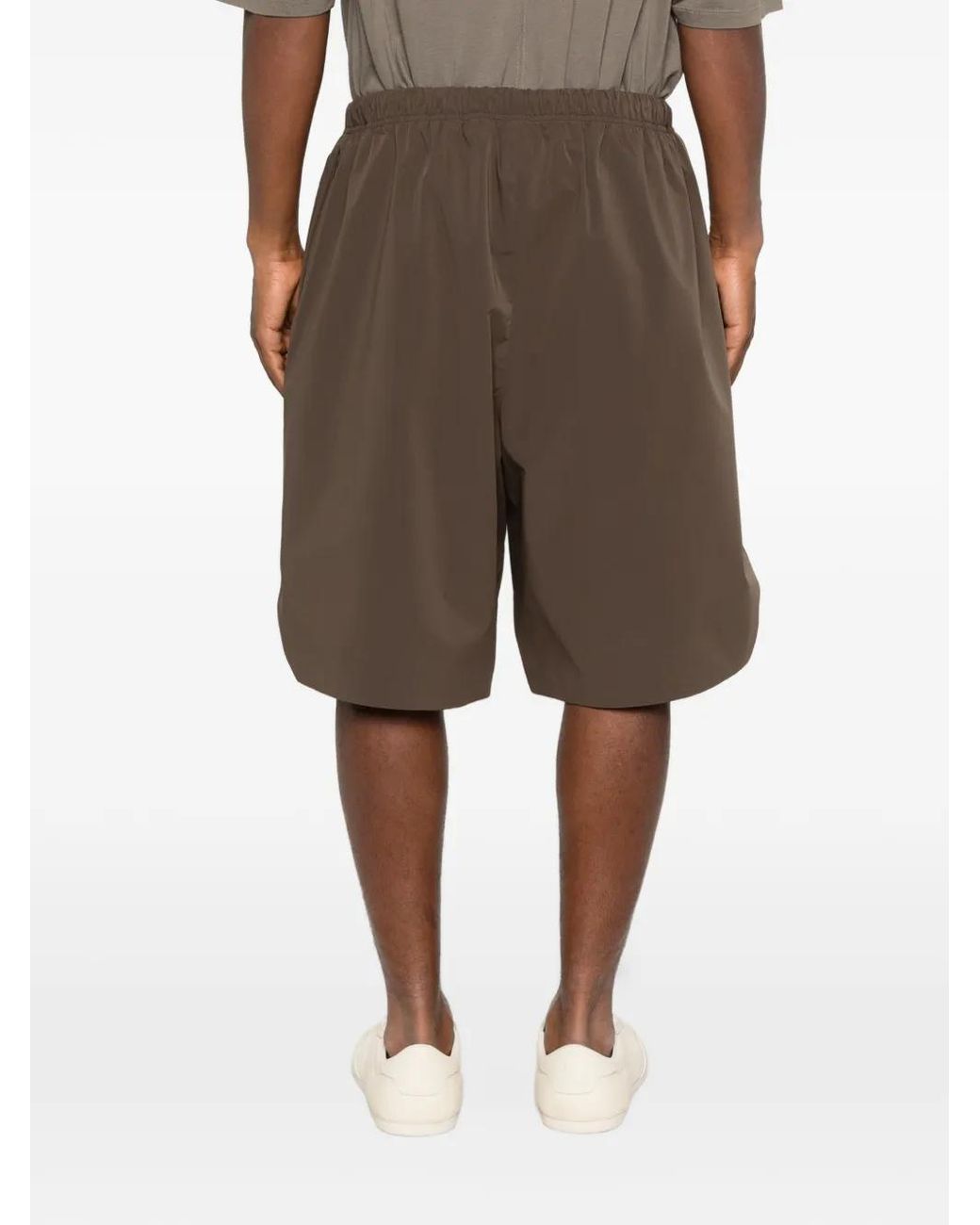 Fear Of God Brown Short Active Trace Brodé for men