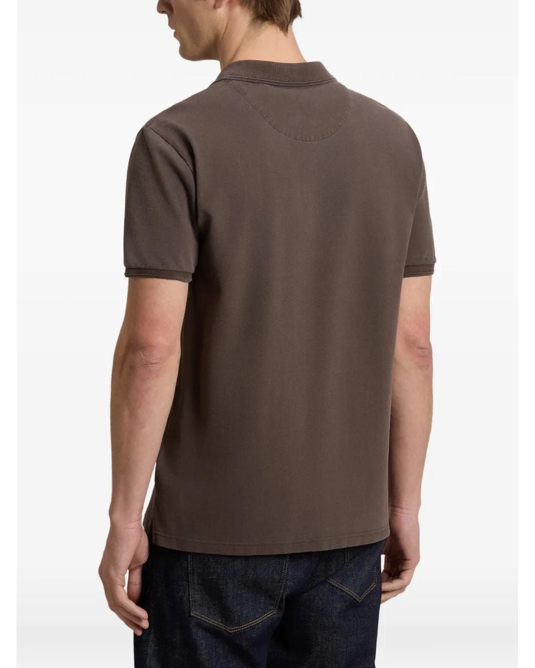 Woolrich Brown Polo Mackinack for men