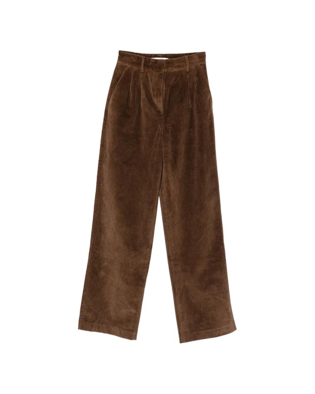 AYA MUSE Brown Aven Corduroy Trousers
