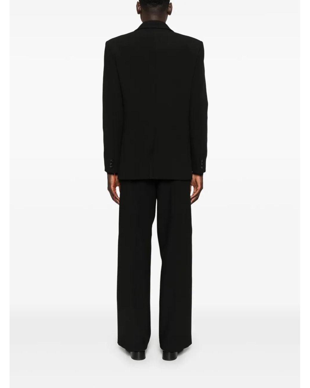 Patrizia Pepe Black (Im)Perfection Single-Breasted Reversible Jacket for men