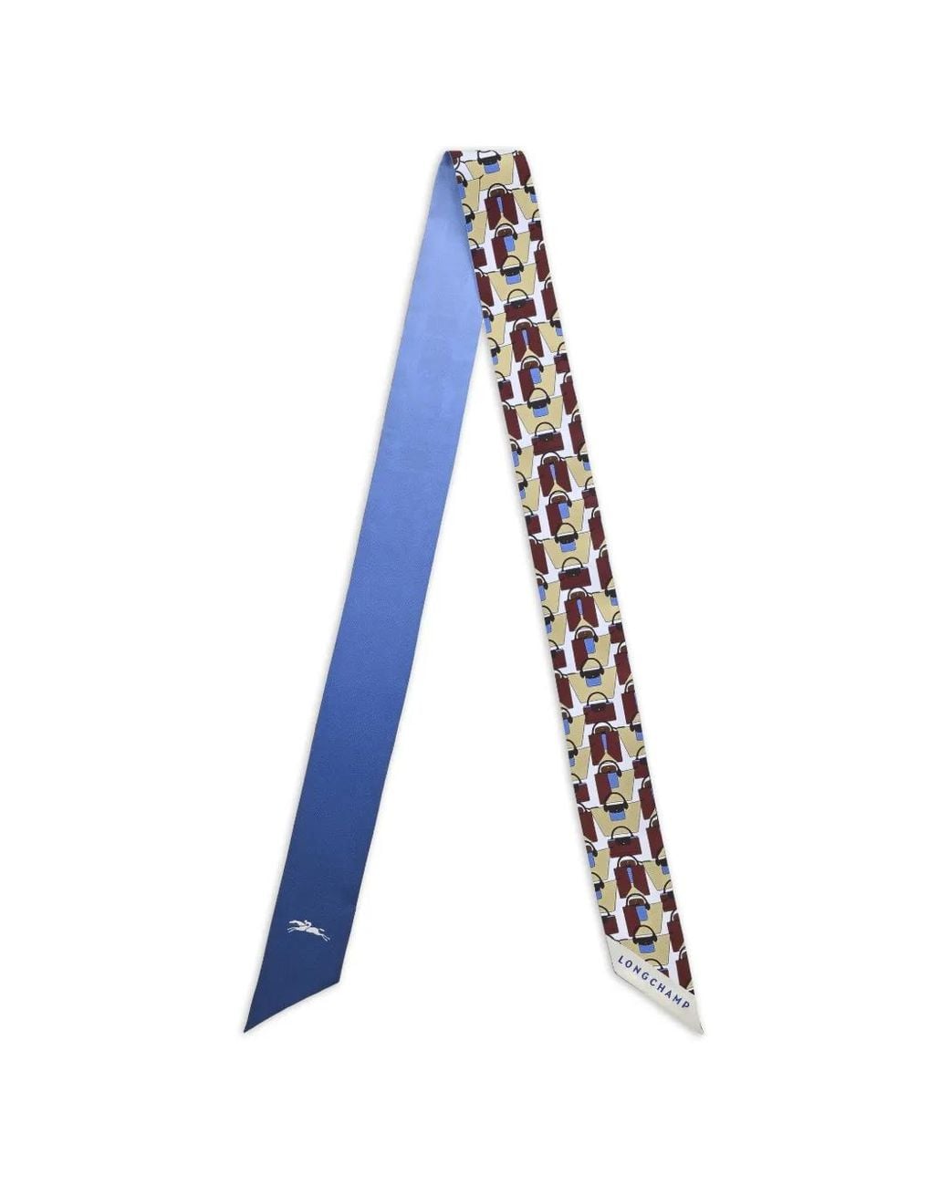 Longchamp Blue Serre-Tête Origami Le Pliage