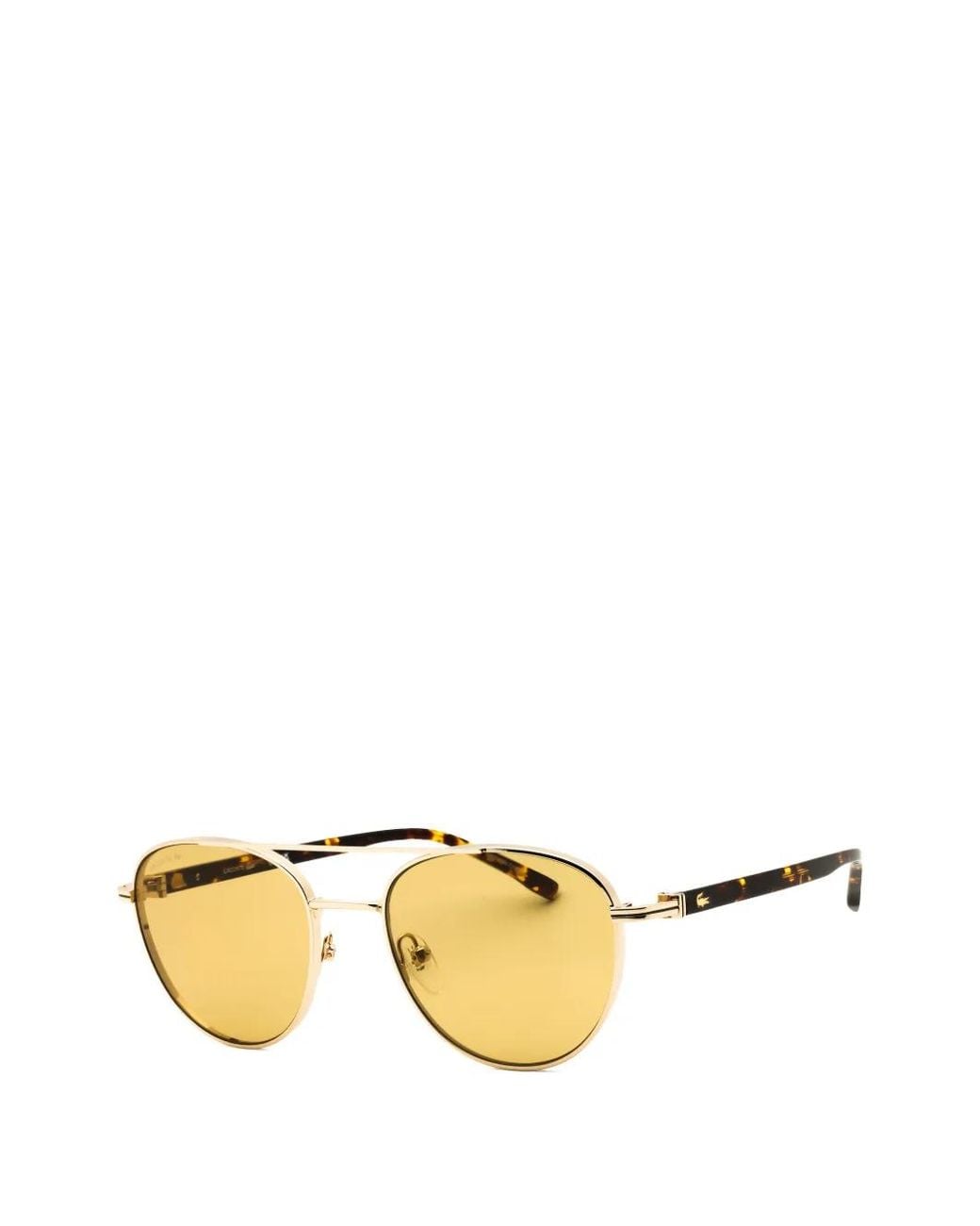 Lacoste Metallic Round-Frame Sunglasses for men