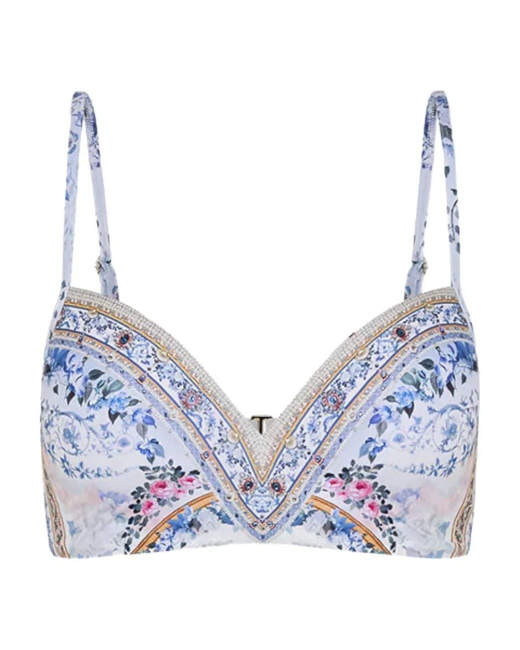Camilla Blue Season Of The Siren Bikini Top