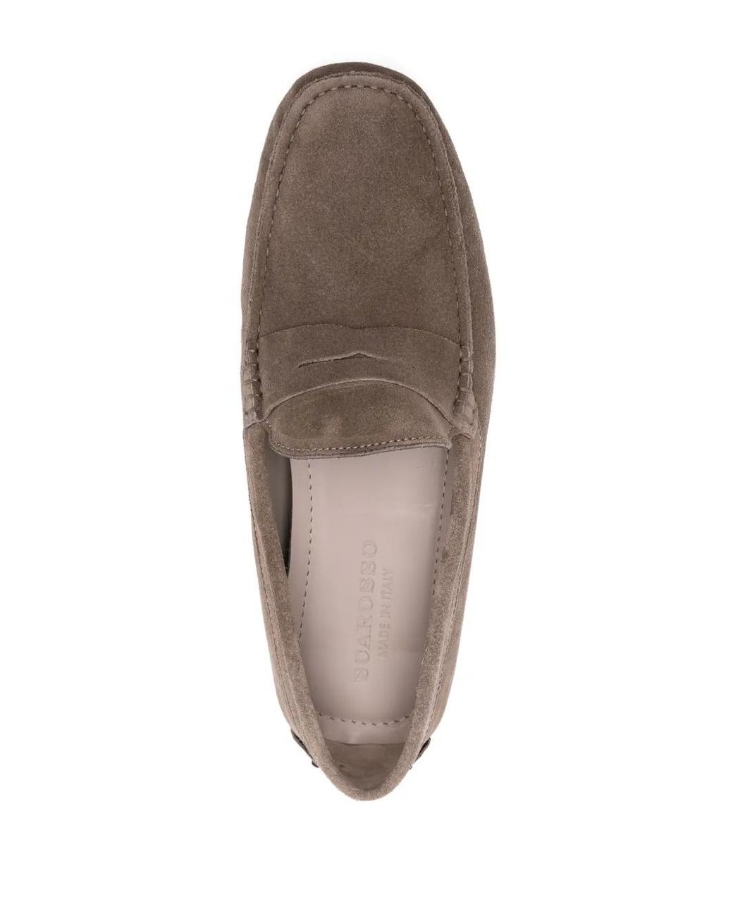 Scarosso Brown Michael Suede Drivers for men