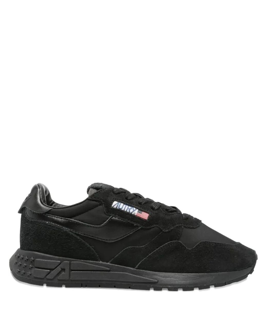 Autry Black Suede Hyperway Sneakers