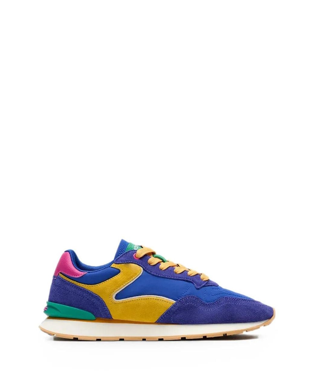 HOFF Blue City Dopamine Panelled Suede-Trim Sneakers