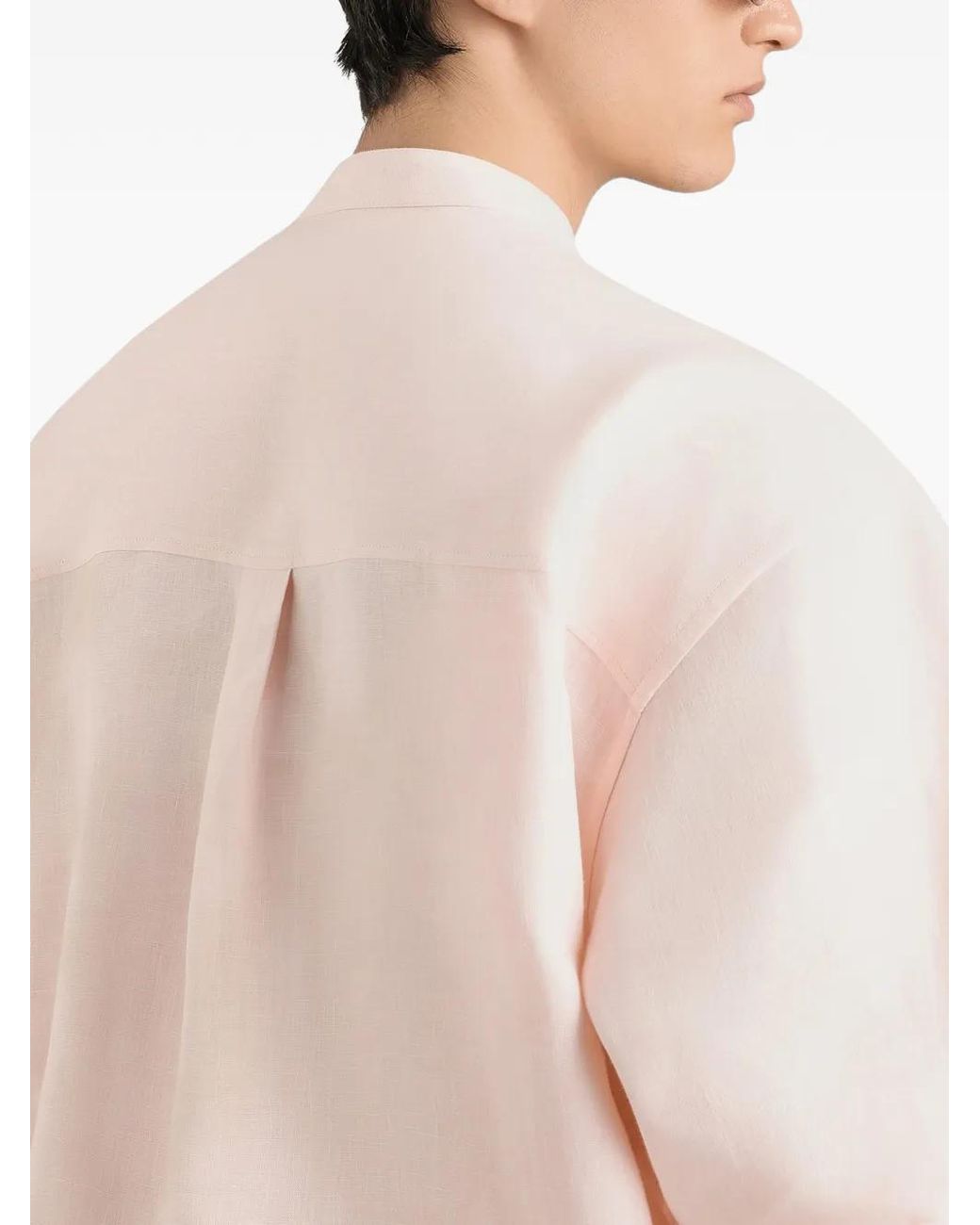 Dolce & Gabbana White Linen Shirt for men
