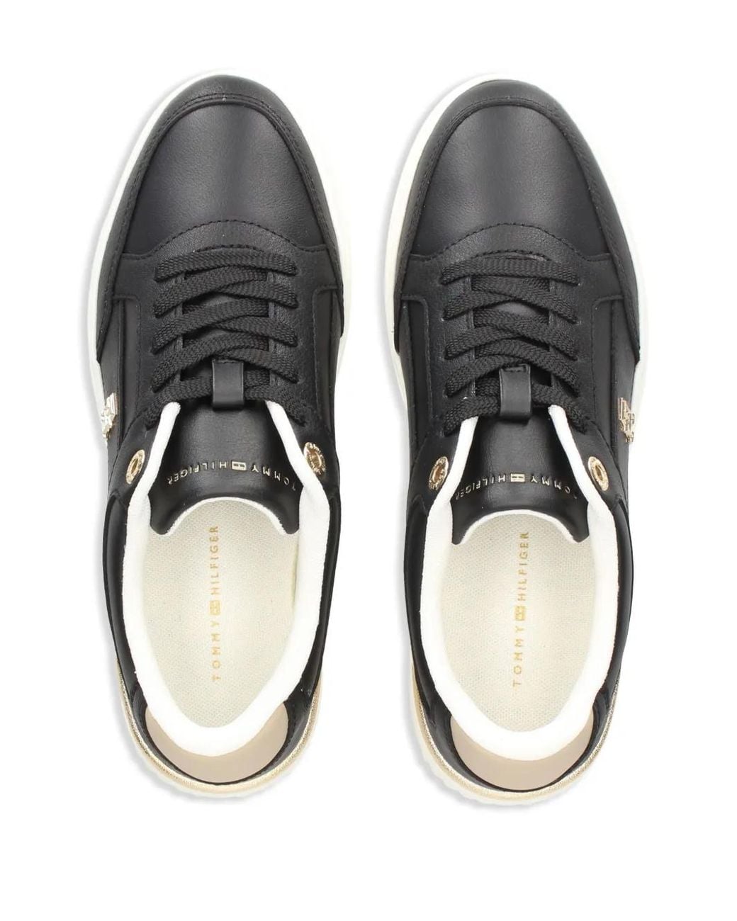 Tommy Hilfiger Black Logo Sneakers