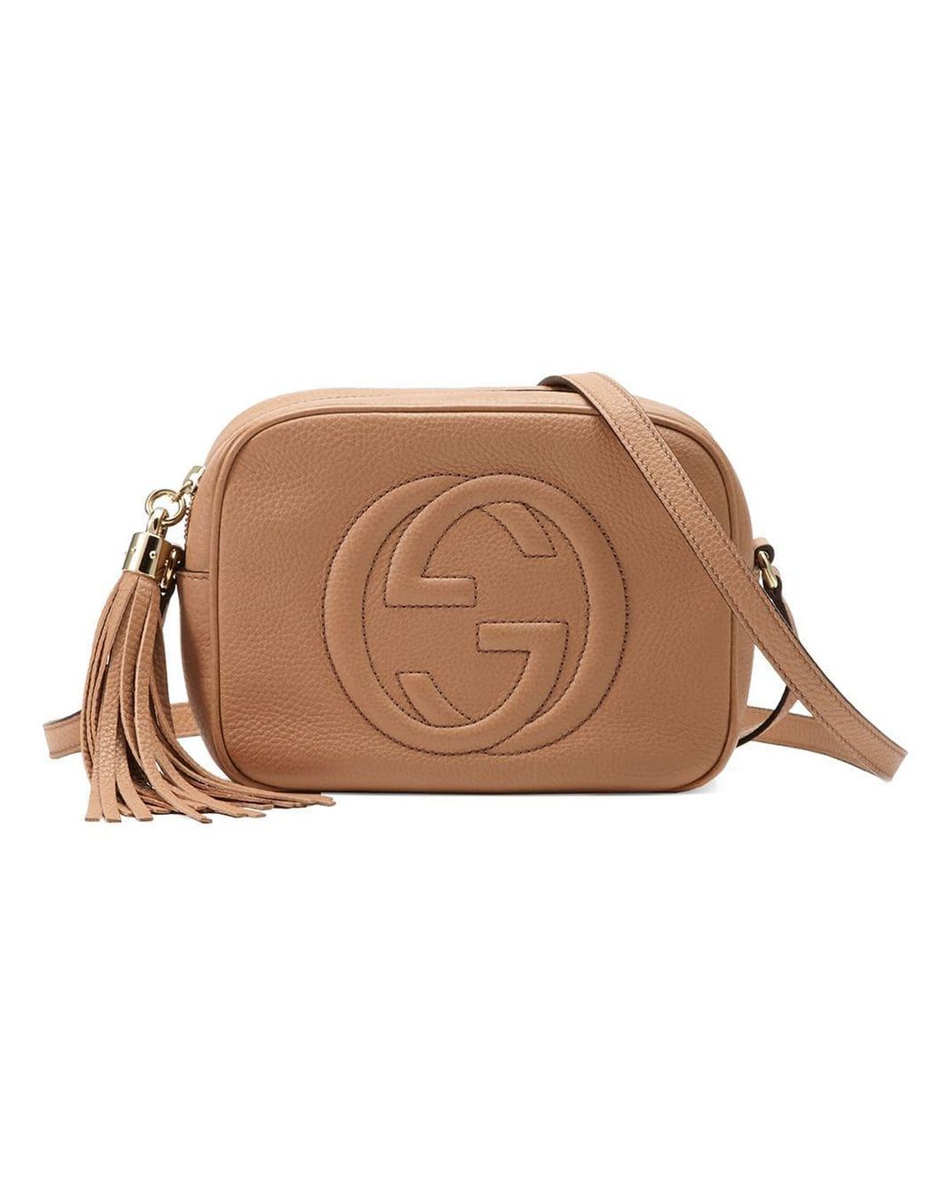 gucci black leather disco cross body bolsa