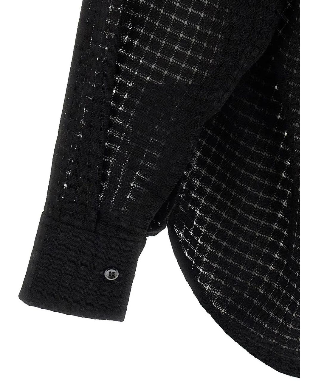 Camicia Wes di Séfr in Black da Uomo